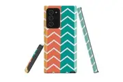 For Samsung Galaxy Note 20 Ultra Case, Tough Armor Back Cover, Zigzag Colorfuls
