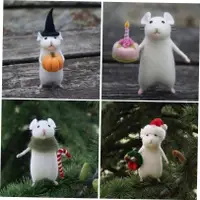 在飛比找蝦皮購物優惠-Christmas Halloween Mouse with