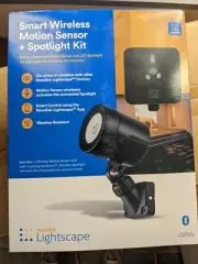 4 Motion Sensor + Spotlight Kits Battery Operated Wireless-Set Of FOUR
