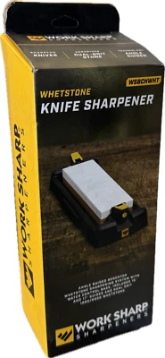 WorkSharp WSBCHWHT Whetstone Knife Sharpener (New in Box/Unused)