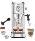 Commercial Espresso & Coffee Makers with Auto Milk Frother, Professional Expr...