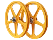 SKYWAY 20' Tuff II Rivet Wheels Yellow (PAIRS)