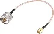uxcell SMA Male to UHF PL-259 Male RG316 RF Coaxial Coax Cable 0.15M/0.5Ft
