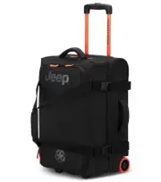 Jeep 55 cm 2-Wheel Rolling Duffle Bag - Black (JS005A)