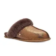 UGG Women's Scuffette II Metallic Sparkle Slipper Bronze - 1125394 Size 5