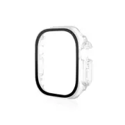 For Apple Watch iWatch Ultra 49mm Matte Clear Hard PC Screen Protector Full Case