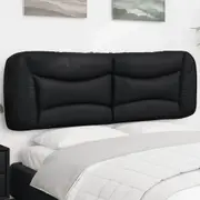 Headboard Cushion Black 152 cm Queen Faux Leather vidaXL