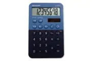 Sharp EL-760RBBL Handheld Calculator 8-Digit LCD EL760RBBL
