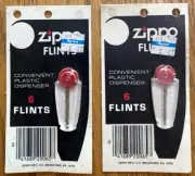 2 Zippo Flint Pack (6 Genuine Flints Per Pack) New in Sealed Pack - Vintage