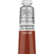 Winsor & Newton 200ml Winton Oil Colour Paint Tube Artist/Painting Light Red