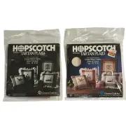 Charles Craft Hopscotch Tartan Plaid Cross Stitch 2pc Lot Fabric Aida 14ct 15x15