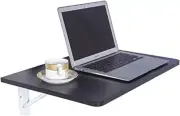 Wall Mounted Floating Folding Table, Drop Leaf Dining Table Small Wooden Desk fo