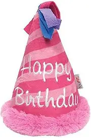 Washable Birthday Dog Toy ? Plush Cake, Puppy Chew | Soft Durable Dog Presentsfor Birthday Events, Colorful Squeaky Treat Toy for Large Small Breeds, Interactive Fun for Pets and Owners