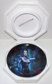 Women of Star Trek Seven of Nine Image Ceramic Plate 1998 BOXED Franklin Mint
