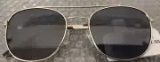 Ophelia Roe Womens Gold Polarized Sunglasses 100% UVA/UVB Foster Grant
