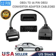 12 Pin OBD1 To 16 Pin OBD2 Convertor Adapter Cable For GM Diagnostic Scanner*