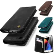 For iPhone SE 2022/2020 2nd 3rd Gen 8 7 Plus Card Wallet Case Leather Flip Cover