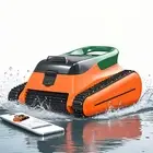 180W high power Robotic Pool Cleaner Cordless Atomatic Pool Vacuum for in-Ground