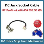 DC Power Adapter Jack Socket Port Cable For HP ProBook 650 440 445 450 450 G8 G9