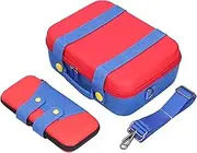 Game Storage Case, Game Portable Carrying Storage Bag, 14 Game Cards Large Capacity, EVa Shell, Foam Padding, Slide Zipper, Durable Game AmLessories Storage Bag Compatible for Switch
