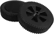 2 Pack 7 Inch Directional Casters Plastic Grill Wheels Replacement for Bbq Cart Swivel Wheels for Gas Grill Easy Install Heavy Duty Versatile