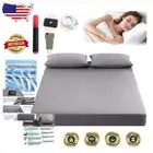 Luxury Grounding Well Bed Sheet in Gray - 90% Cotton & 10% Silver Fiber Blend