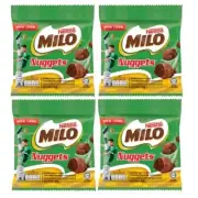 913601 4 x 25g PACKET OF NESTLE MILO CHOCOLATE NUGGETS