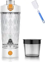 Problend One-Touch Shaker – Smooth Protein Mix Anywhere, USB Rechargeable Portable Electric Protein Powder Mixing Cup, 22oz, 5 Colors, for Gym Sport (White)