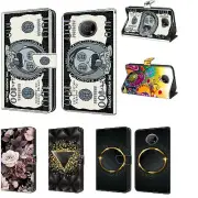 Printed Flower Wallet Cover Case for Nokia G60 G22 G21 G20 G10 G300 5.3 3.4 6.3