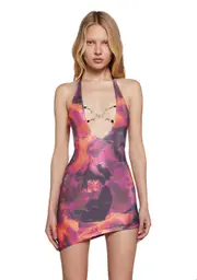 Solstice Sizzle Halter Dress