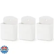 noonebutyou 3 Pcs Wall Remote Control Holders TV Controller Holder Self Adhes