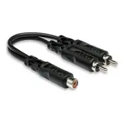 Hosa YRA-105 Y Cable RCAF to Dual RCA