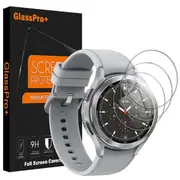 [3 PACK] Samsung Galaxy Watch 4 Classic 46mm Tempered Glass Screen Protector Guard