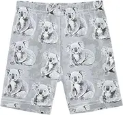 [Caihoyu] Girls Summer Shorts Tight Cotton Active Sports Shorts Swimsuit Under Skirt, Multicolor12, 10 Years