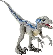 Mattel Jurassic World Savage Strike Velociraptor Blue Action Figure