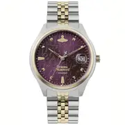Vivienne Westwood Camberwell Purple 37mm Two Tone Watch