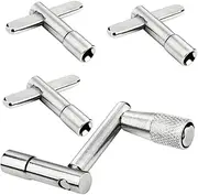 UPKOCH 4Pcs Drum Tuning Key Professional Metal Tools for Drummers Type Type Drum Keys Essential Accessories for Beginners Percussionists