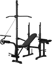 FINEX Olympic Weight Bench, Multi-Station Exercise Strength Training Workout Bench for Home Gym, 250KG/330KG Weight Capacity