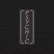 Psychic Sign for Business Displays | LED Flex Neon | 13"W x 32"H x 1"D