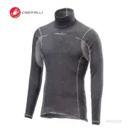 Castelli FLANDERS WARM / NECK WARMER Long Sleeve Thermal Cycling Base Layer GREY