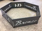 Bronco 4X4 Fire Pit, Collapsible and Portable Fire Ring, FREE SHIPPING