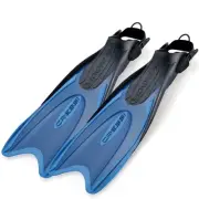 Cressi Palau LAF Long Adjustable Snorkeling Fins - Multi-Size Open Heel Fins