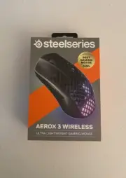 SteelSeries Aerox 3 Wireless Optical Mouse Gaming Mouse - Black - BRAND NEW