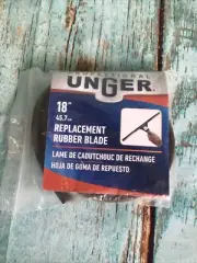 Unger Professional Cut-to-Size Replacement Rubber Squeegee Blade, 18"