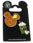 Retired Disney Pin SET ✿ Mickey Icon Pancake & Cup of Coffee Breakfast NEW RARE