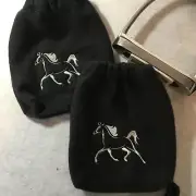 English, Iron Covers, Stirrup Protectors, Bags Silver Trotter