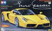 Tamiya 1/24 Enzo Ferrari Yellow Plastic Model Kit Used
