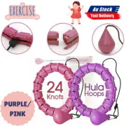 Smart 24 Knots Hula Hoop Fitness Detachable Hoops Weight AU Stock Hoola Hoops