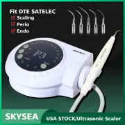 SEASKY Dental Ultrasonic Scaler & Handpiece 5*tips Compatible with DTE Satelec