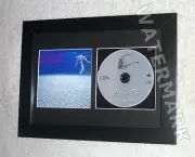 Midnight Oil Blue Sky Mining Peter Garrett Signature CD Signed Black Frame